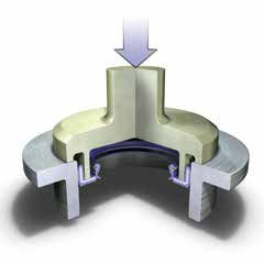 Fitting back abutment face to front